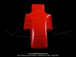 Garde-boue F1 - Rouge - adaptable sur Mobylette MBK / Peugeot 103
