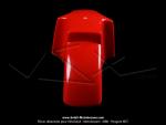 Garde-boue F1 - Rouge - adaptable sur Mobylette MBK / Peugeot 103