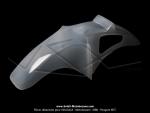 Garde-boue F1 - Transparent - adaptable sur Mobylette MBK / Peugeot 103