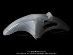 Garde-boue F1 - Transparent - adaptable sur Mobylette MBK / Peugeot 103