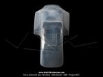 Garde-boue F1 - Transparent - adaptable sur Mobylette MBK / Peugeot 103