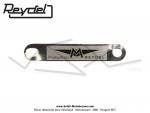 Plaquette de selle  M-Production REYDEL  pour Mobylette Motobcane / Motoconfort