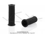 Poignes de guidon - Standard - Noires - Lg. 100mm - 21 / 24 (la paire)