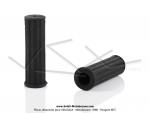 Poignes de guidon type CLB 1er modle - Noires - Lg. 110mm - 21 / 24 - pour Peugeot 101 / 102 / 103 / 104 / 105 / GL10 / GT10 (...)