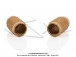 Soufflets de fourche - Beige - pour Peugeot Bima / Terrot Lutin (la paire)