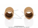Soufflets de fourche - Beige - pour Peugeot Bima / Terrot Lutin (la paire)