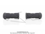 Caoutchoucs de repose-pieds standard - Gris - Lg. 75mm - 11 - pour Motobcane AV89 / SPR / D52 / 99Z / L99e / L75N (la paire)