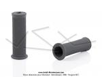 Poignes de guidon - Standard - Grises - Lg. 100mm - 21 / 24 (la paire)