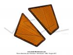 Catadioptres de bulle de phare pour Peugeot 103 MVL / VOGUE (la paire)