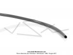 Souplisseau de gaine 8mm Gris / le mtre