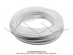 Souplisseau de gaine 8mm Blanc / le mtre