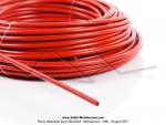 Gaine de frein - de starter - d'acclrateur - de dcompresseur - 5mm (pour cbles 15/10 max) - Tflonne - Couleur Rouge (le mtre)