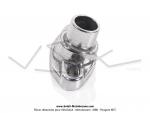 Pipe d'admission 15 / 19 pour Mobylette Motobcane Motoconfort MBK 40 / 50 / 88 / 89 (AV7)