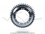Couronne int.94mm - 42 dents - camb. 14mm - CHARVIN France - pour Peugeot 103 / Roue  rayons
