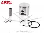Piston Airsal 47 pour kit Airsal AV10 rf.02141247 pour Mobylette Motobcane MBK 51 (AV10) Liquide HO LC