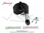 Pot d'chappement Serpentin V3 - Simonini - Renforc - Noir - Cartouche Alu Ovale - pour Peugeot 103 / 104 / 105 (Article non homologu / Interdit sur voie publique / Rserv  un usage comptition sur voie prive telle que circuit)