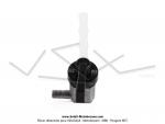 Robinet d'essence Noir 10x100 avec rserve pour Mobylette Motobcane MBK 51 (OMG Italie)