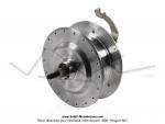 Moyeu de roue arrire 100mm  36 trous Leleu (Prior) pour Mobylette Motobcane Motoconfort MBK 85 / 88  Grande Joue 