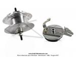 Moyeu de roue arrire 100mm  36 trous Leleu (Prior) pour Mobylette Motobcane Motoconfort MBK 85 / 88  Grande Joue 