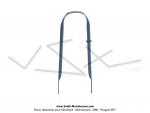 Pont de garde-boue avant Bleu pour Mobylette Motobcane / MBK 88 (dernire gnration) / 881