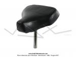 Selle Noire pour Peugeot 103 SP / MVL / Vogue / SPX marquage Peugeot (avec boite  outils intgre)