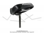 Selle Noire pour Peugeot 103 SP / MVL / Vogue / SPX marquage Peugeot (avec boite  outils intgre)
