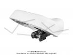 Selle Blanche complte pour Mobylette Motobcane / MBK 51 / 88 / 40 / 50