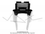 Grille de capotage de fourche chrome pour Peugeot 103 MVL / Vogue