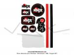 Autocollants (Planche de dcoration)  Ninja Team  - n2