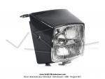 Capot phare + Optique carr - complet - sans interrupteur - Gris fonc - pour Peugeot 103 MVL / VOGUE (...)