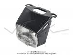 Capot phare + Optique carr - complet - sans interrupteur - Gris fonc - pour Peugeot 103 MVL / VOGUE (...)