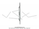 Couronne int.94mm - 54 dents - camb. 12 - CHARVIN France - pour Mobylette Motobcane Motoconfort MBK 51 / Roue  btons
