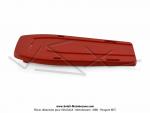 Porte-bagage Rouge pour Mobylette Motobcane Motoconfort MBK