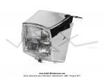 Capot phare + Optique carr - complet - Chrom - pour Peugeot 103 MVL / VOGUE (...)