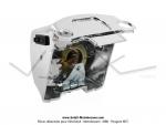 Capot phare + Optique carr - complet - Chrom - pour Peugeot 103 MVL / VOGUE (...)