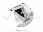 Capot phare + Optique carr - complet - Chrom - pour Peugeot 103 MVL / VOGUE (...)