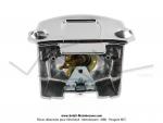 Capot phare + Optique carr - complet - Chrom - pour Peugeot 103 MVL / VOGUE (...)