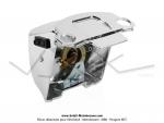 Capot phare + Optique carr - complet - Chrom - pour Peugeot 103 MVL / VOGUE (...)