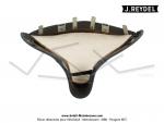 Dessus de selle  J.REYDEL  - Modle large - 25 x 25cm - Grise - Mobylette Motobcane / Motoconfort AV85 / AV88 (...)