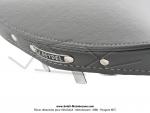 Dessus de selle  J.REYDEL  - Modle large - 25 x 25cm - Grise - Mobylette Motobcane / Motoconfort AV85 / AV88 (...)