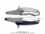 Carnages (Capotages - Caches - Carters) latraux  patte infrieure longue - Chrom - pour Motobcane / MBK 51 (la paire)