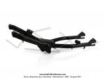 Bras oscillant long Noir -  patte de ressort moteur visse - pour Peugeot 103 SP / MV / MVL (...)
