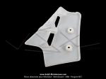 Ecope de radiateur gauche -  peindre - pour Mobylette MBK Magnum Racing XR / Passion