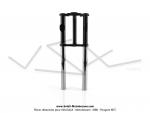 Fourche nue noire pour Mobylette Motobcane / MBK 51 (Swing)