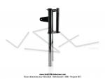 Fourche nue noire pour Mobylette Motobcane / MBK 51 (Swing)