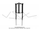 Fourche nue noire pour Mobylette Motobcane / MBK 51 (Swing)