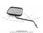 Rtroviseur trapzodal plastique noir / Dport 120mm pour Mobylettes Motobcane / MBK / Peugeot (fixation sans collier)