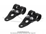 Supports de phare 26 Noir pour Peugeot 103 / MBK 51 (la paire)