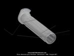 Tube de gaz universel 23  /26mm - Lg.127mm