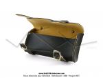 Trousse  outils (sacoche) de selle Simili Cuir Noir pour Mobylette Motobcane Motoconfort MBK Peugeot